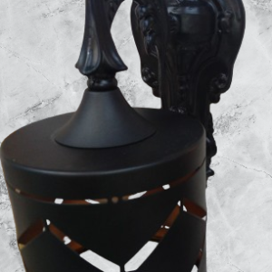 Applique murale noire motif carre – Image 3