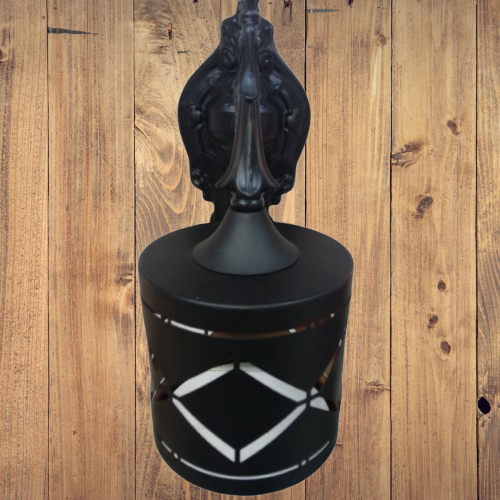 Applique murale noire motif carre lumino maroc luminaire applique 44