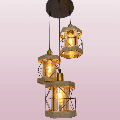 Suspension Trio Lumin lumino maroc luminaire sspension33