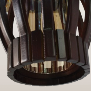 Suspension en bois brun – Image 2