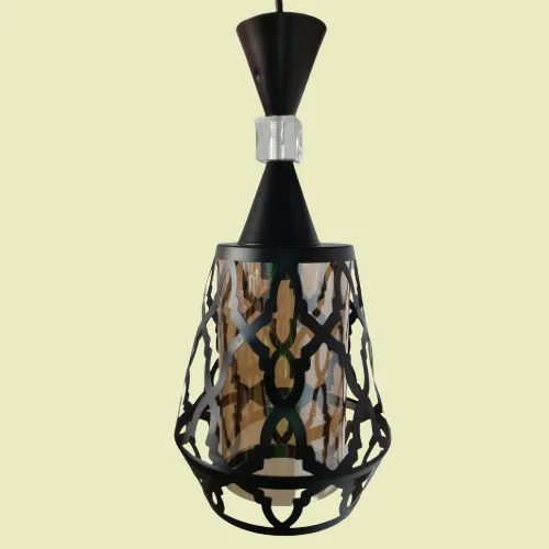 Suspension en fer Mosaïque lumino maroc luminaire suspension22