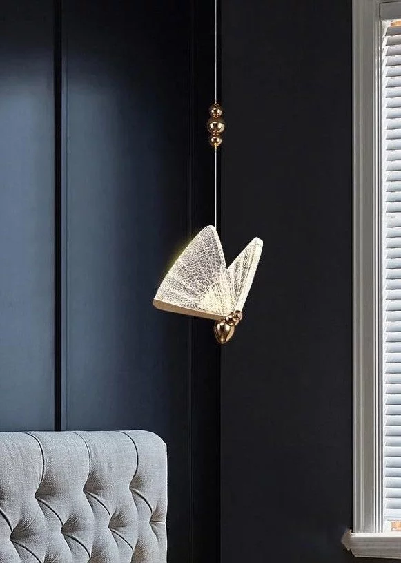 Suspension Papillon White lumino ma maroc luminaire suspension light 12