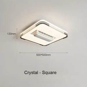 Plafonnier ventilateur LED 50cm – Image 2