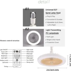 Plafonnier ventilateur – Image 11