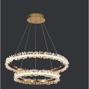 Suspension Lustre Anneaux LED – Image 7