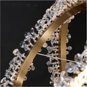 Suspension Lustre Anneaux LED – Image 4