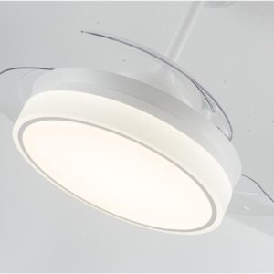 Plafonnier LED Ventilateur avec telecommande – Image 3