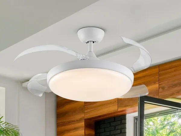 Plafonnier Ventilateur avec Lampe LED intégré 1 lumino maroc lumiere light lighting lampe luminaire tradima4