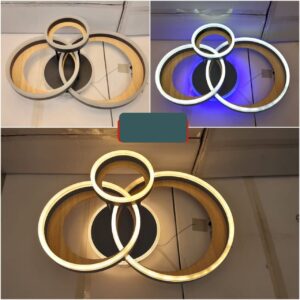 Round LED Ceiling Light + Remote Control - Image 4