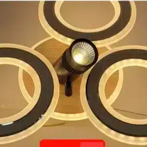 Plafonnier Luminaire LED avec telecommande S3 – Image 3