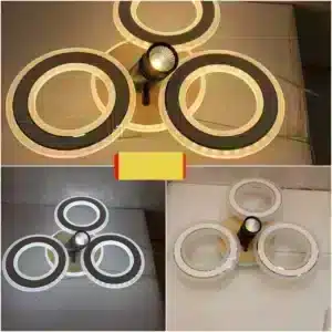 Plafonnier Luminaire LED avec telecommande S3 – Image 4