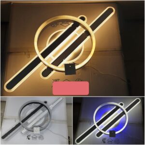 Plafonnier luminaire LED avec telecommande S4 – Image 6