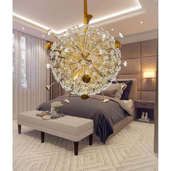 Suspension Lustre kawkab Suspension Lustre Applique LED CRISTTAL Suspension LED lumino ma tradima maroc vente lumiere luminaire suspension light