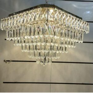 Lustre Cristal LED Carré